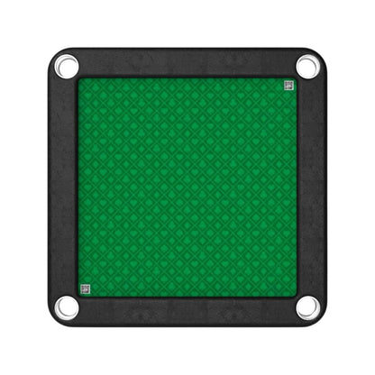 Square playing card table, folding legs, handcrafted, quality materials, cup holders, spill-proof surface, from xStore in Qatar.