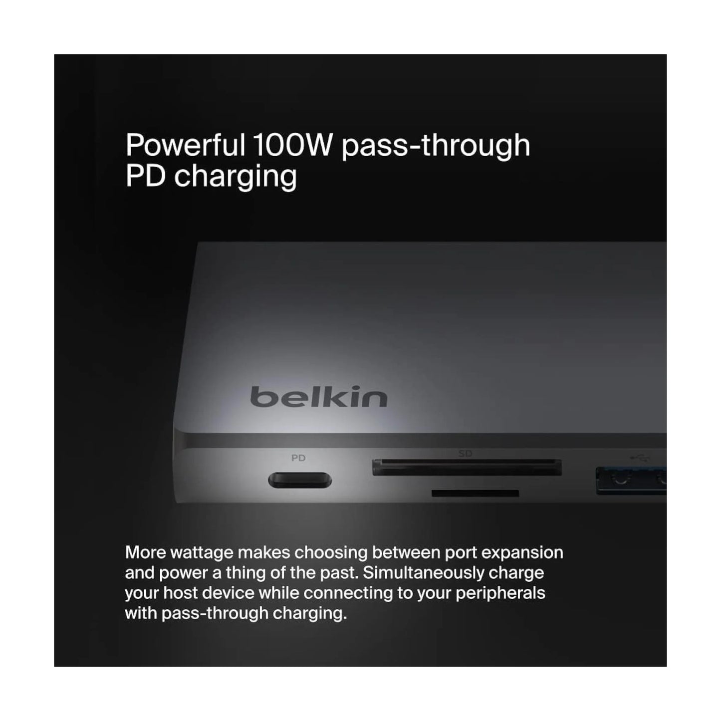 ‫وصلة بيلكن USB-C ٧ منافذ