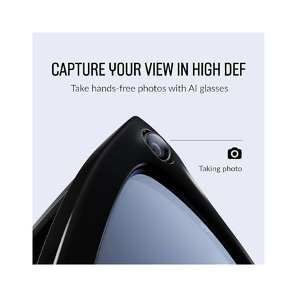 Ray-Ban Meta Wayfarer - Matte Black / Polar Gradient Graphite - Large