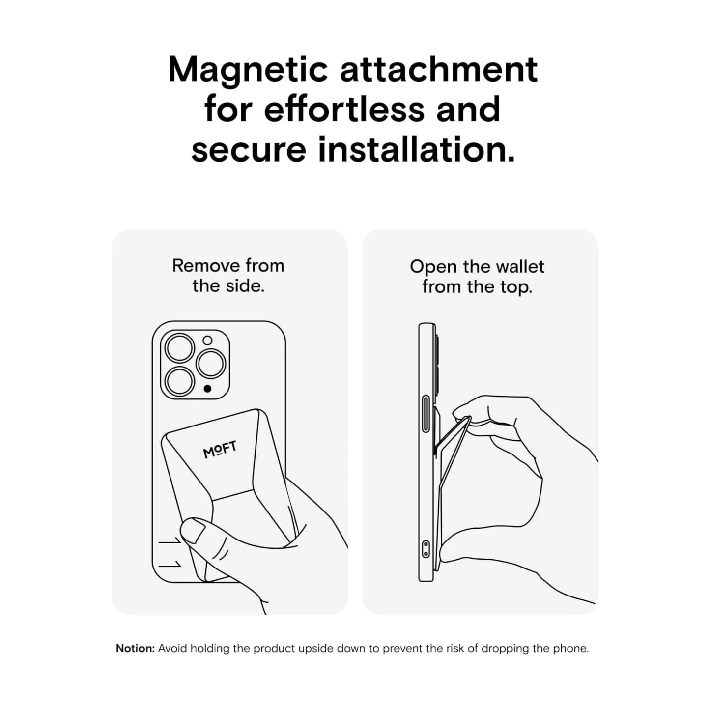 Get MOFT Magnetic Wallet Stand - MagSafe in Sapphire, comfort on any surface. Available Now From xStore.qa in Qatar.  