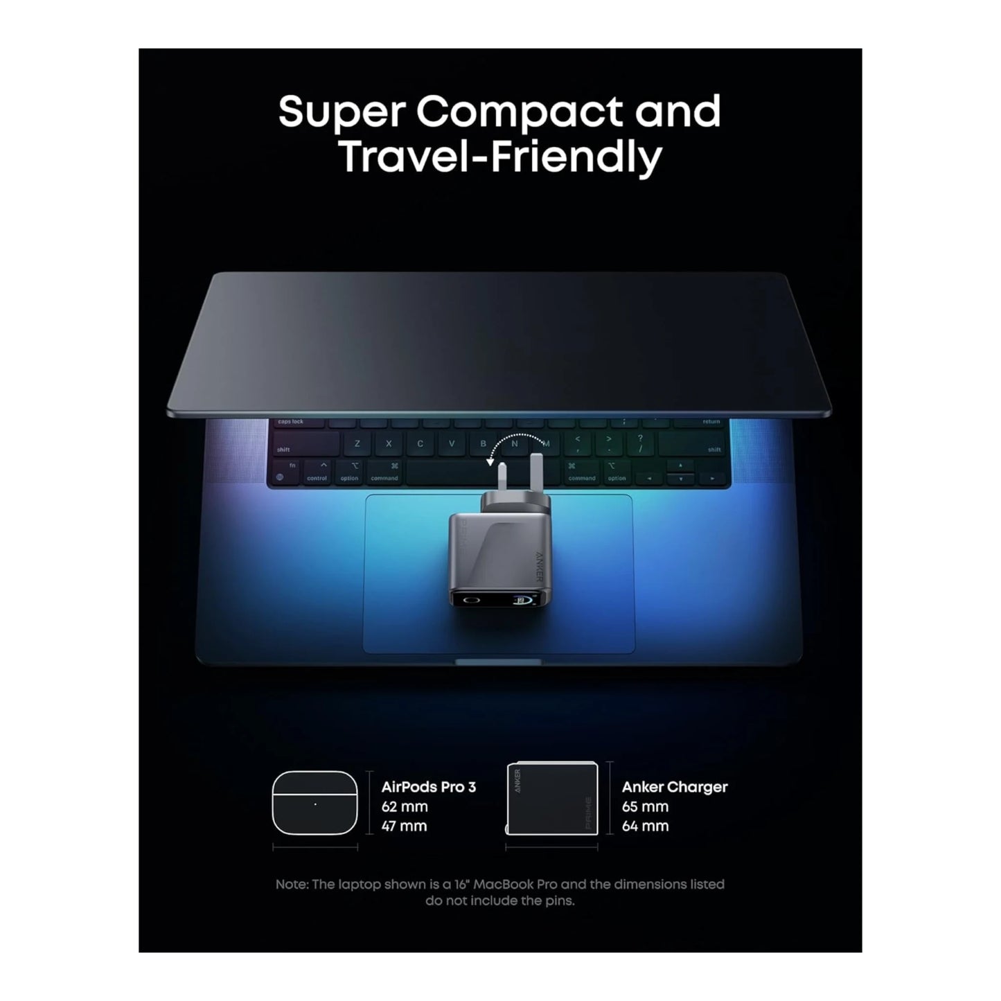 Anker Prime 160W 3-Port USB-C Charger at xStore in Qatar. Supports up to 140W fast charging at any port. Perfect for travel & work.