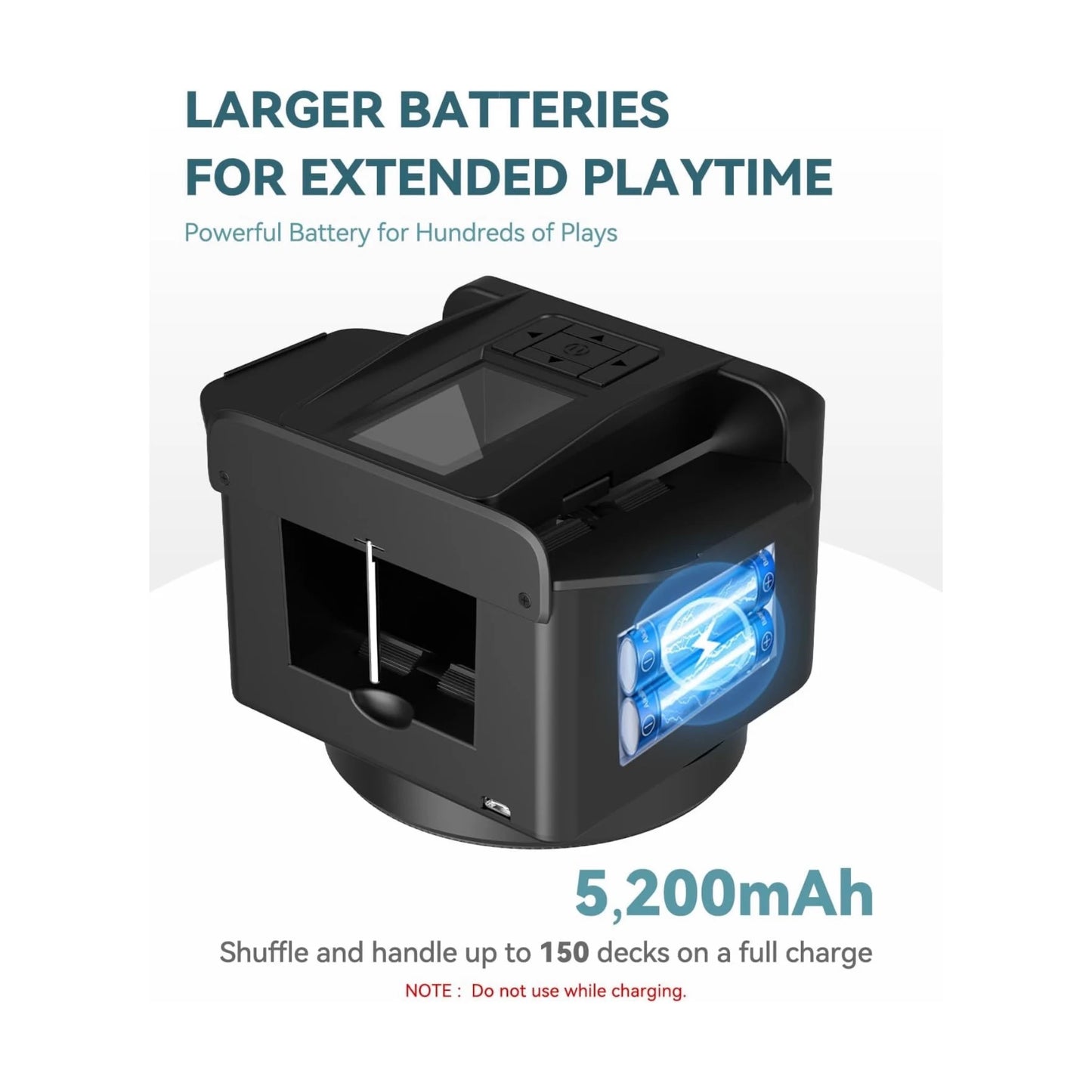 ‫‫احصل على ماكينة ذكية لخلط وتوزيع كروت اللعب أوتوماتيكيًا، من اكس ستور في قطر. تدعم من ٢ ل ١٢ لاعب، محمولة وتمنع الغش. اطلب اونلاين