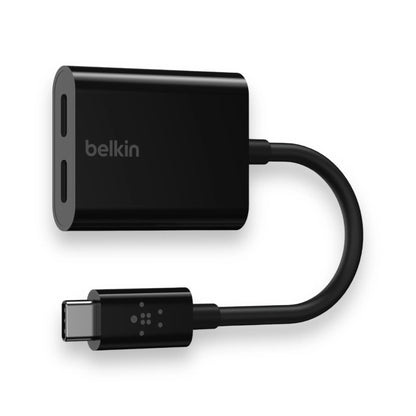 Belkin USB-C Audio & Charge Adapter at xStore in Qatar. Supports up to 60W Power Delivery fast charging. for iPhone, iPad & Android.