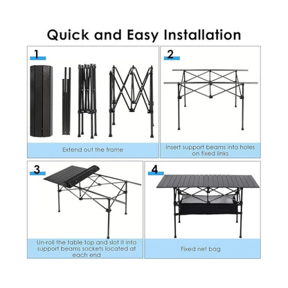 ‫احصل على طاولة قابلة للطي من اكس ستور في قطر. بتصميم خفيف الوزن مع ارتفاع قابل للتعديل، مثالية للشواء والرحلات. 