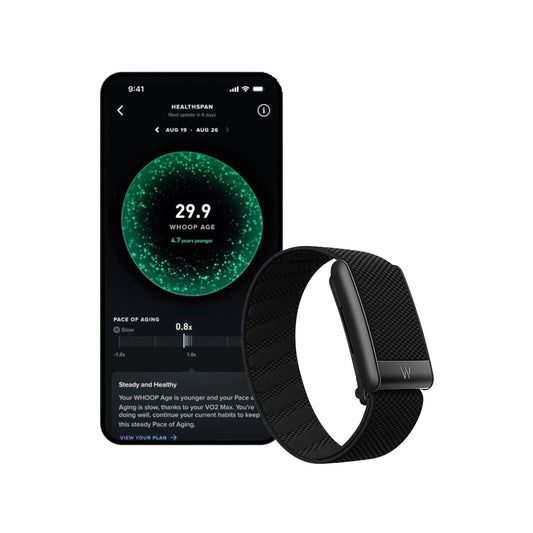 WHOOP 5.0 Health & Fitness Tracker + 12-Month Membership, The Latest in Health & Fitness Tracking, at xStore.qa in Qatar.