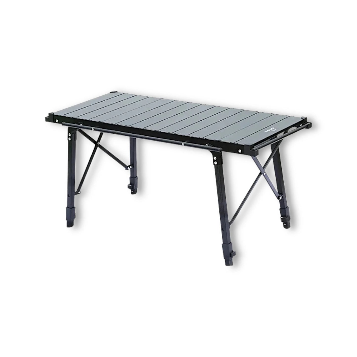 Folding Table with Grill / Stove, Durable folding camping table with adjustable height 43–64 cm, at xStore.qa in Qatar.