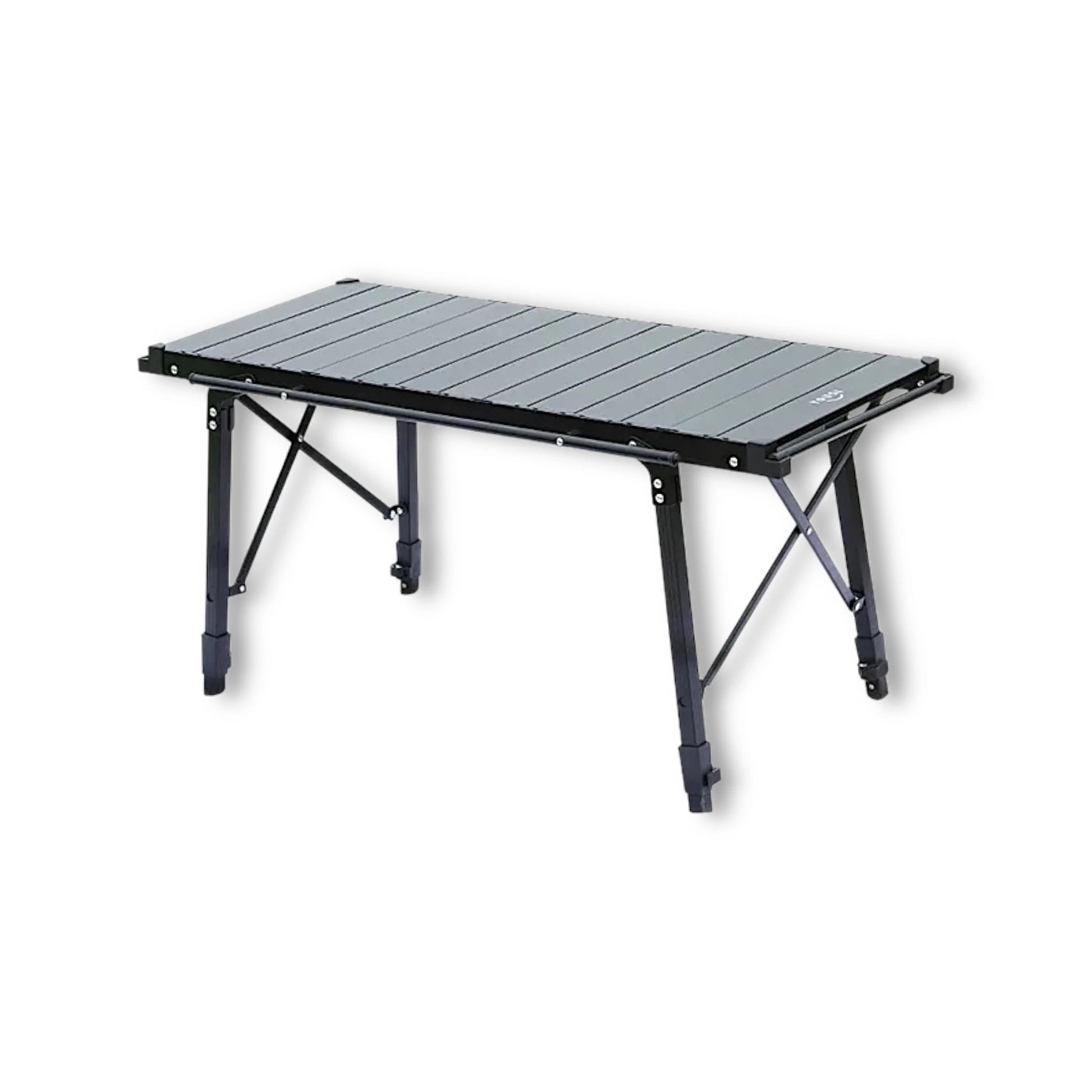 Folding Table with Grill / Stove, Durable folding camping table with adjustable height 43–64 cm, at xStore.qa in Qatar.
