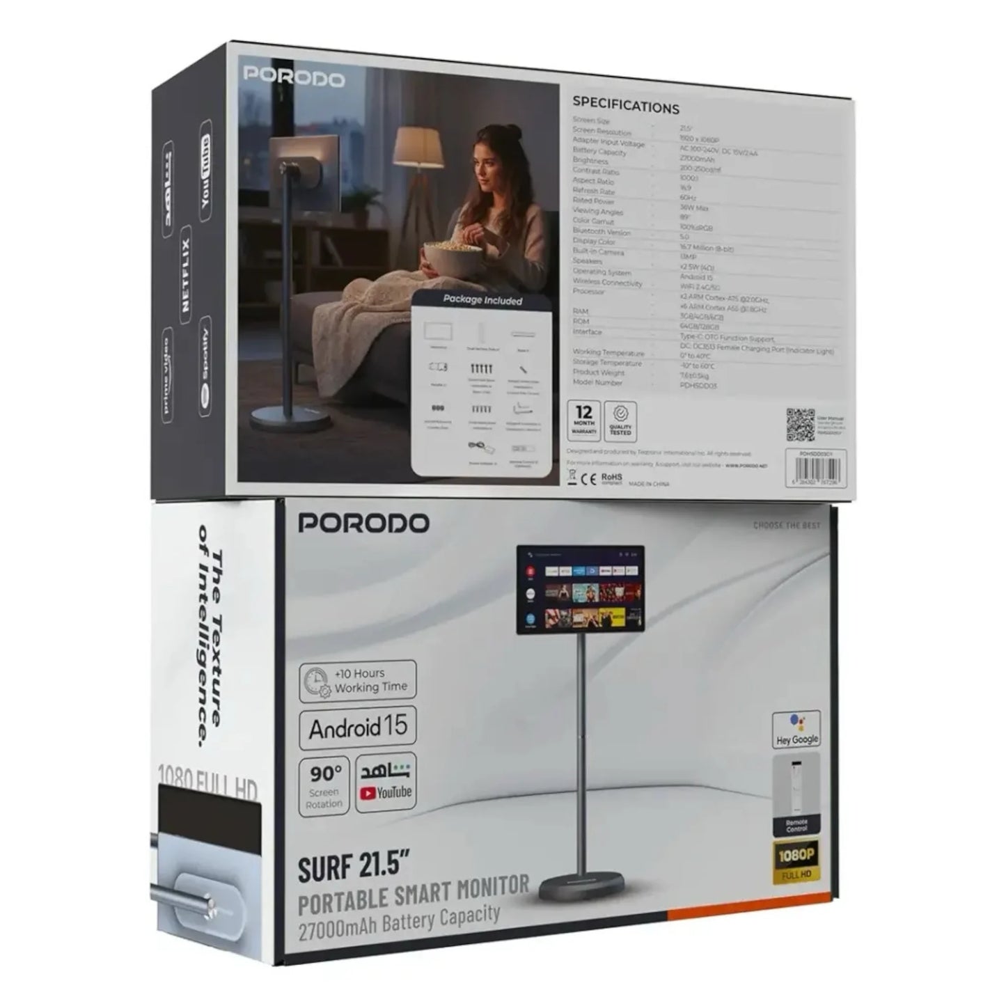 ‫احصل على شاشة بورودو ٢١.٥ إنش الذكية المحمولة من اكس ستور في قطر. بطارية حتي ١٠ ساعات، وكاميرا وشاشة تعمل بالمس. 