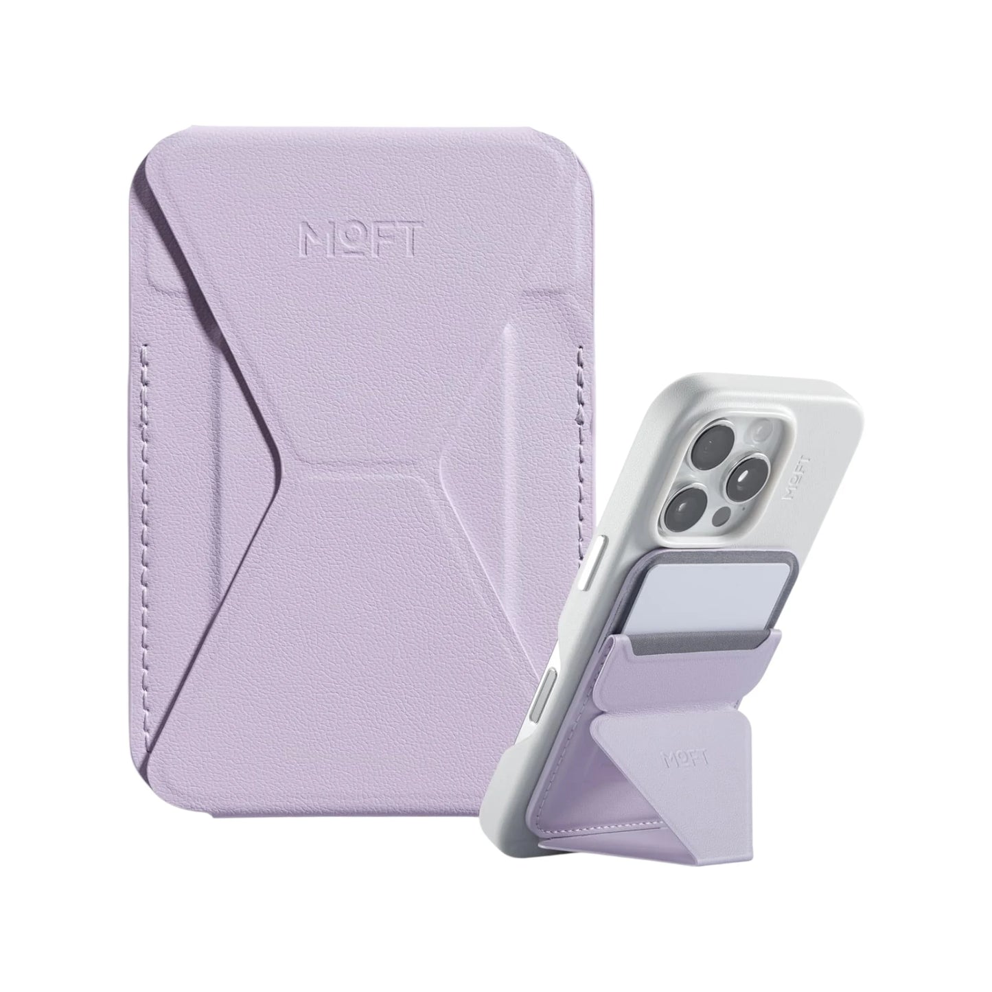 Get MOFT Magnetic Wallet Stand - MagSafe in Peony, comfort on any surface. Available Now From xStore in Qatar.