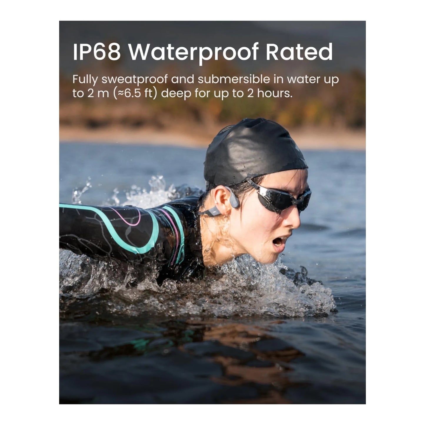 ‫احصل على سماعة شوكز OpenSwim Pro من اكس ستور  في قطر. ضد الماء IP68، بلوتوث وMP3، تخزين 32 جيجا.‬