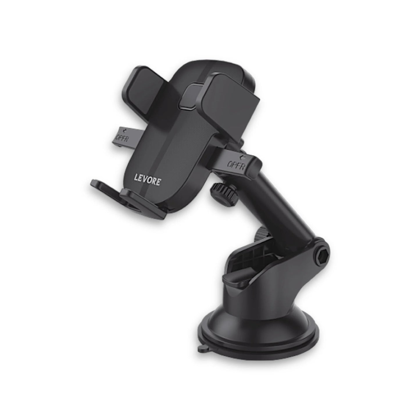 Adjustable Car Phone Holder, 360° ball joint, 180° adjustable arm, Available now from xStore.qa in Qatar.