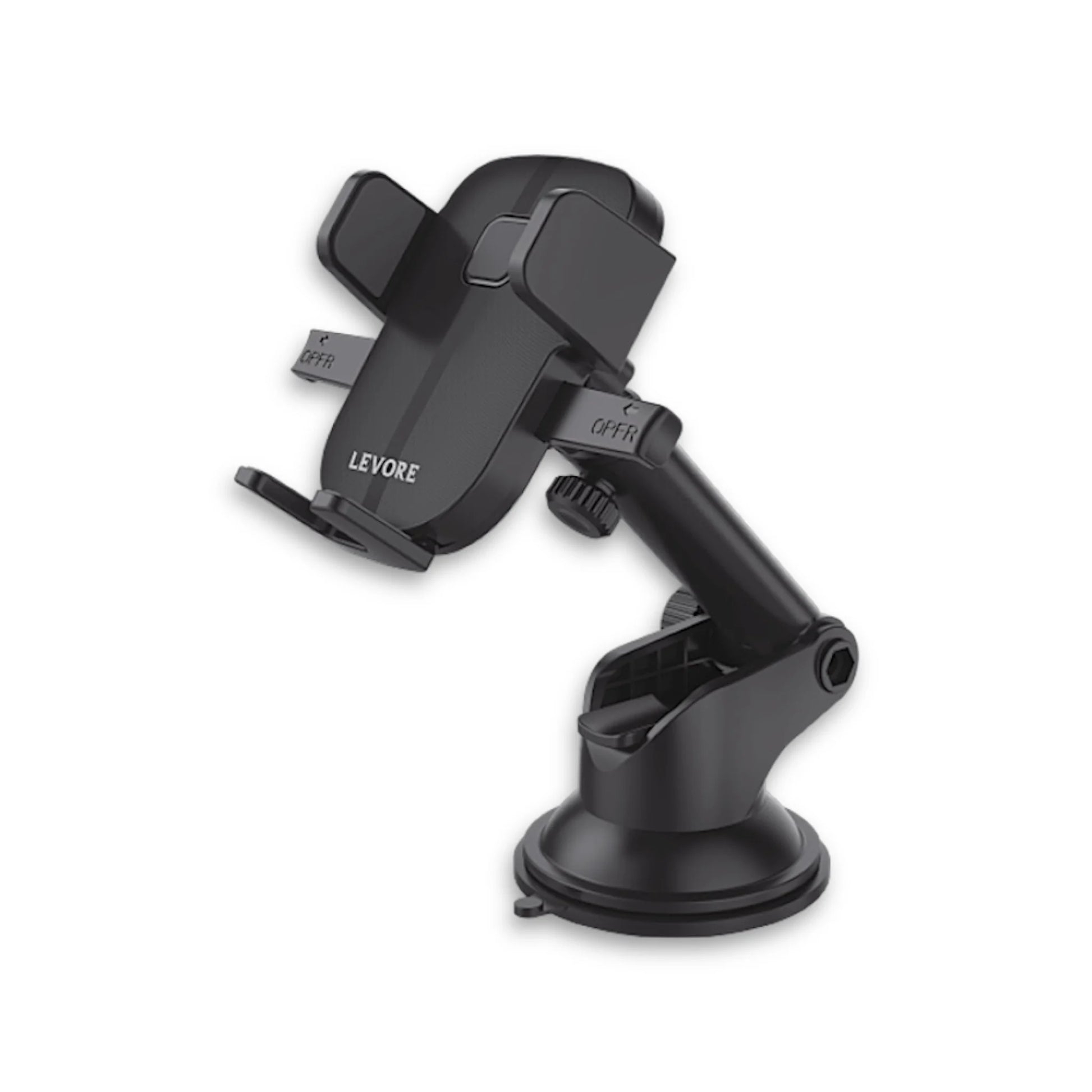 Adjustable Car Phone Holder, 360° ball joint, 180° adjustable arm, Available now from xStore.qa in Qatar.