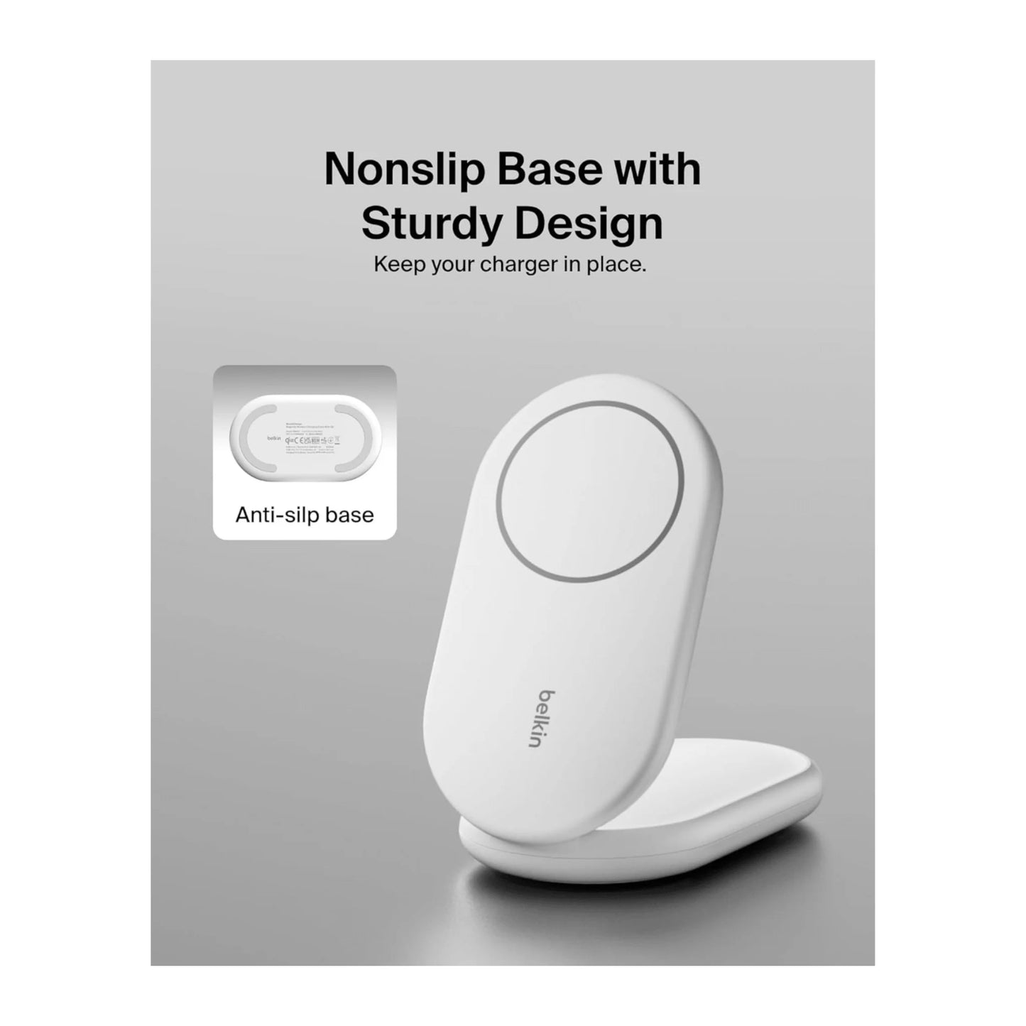 قاعدة شحن بيلكن لاسلكية قابلة للطي