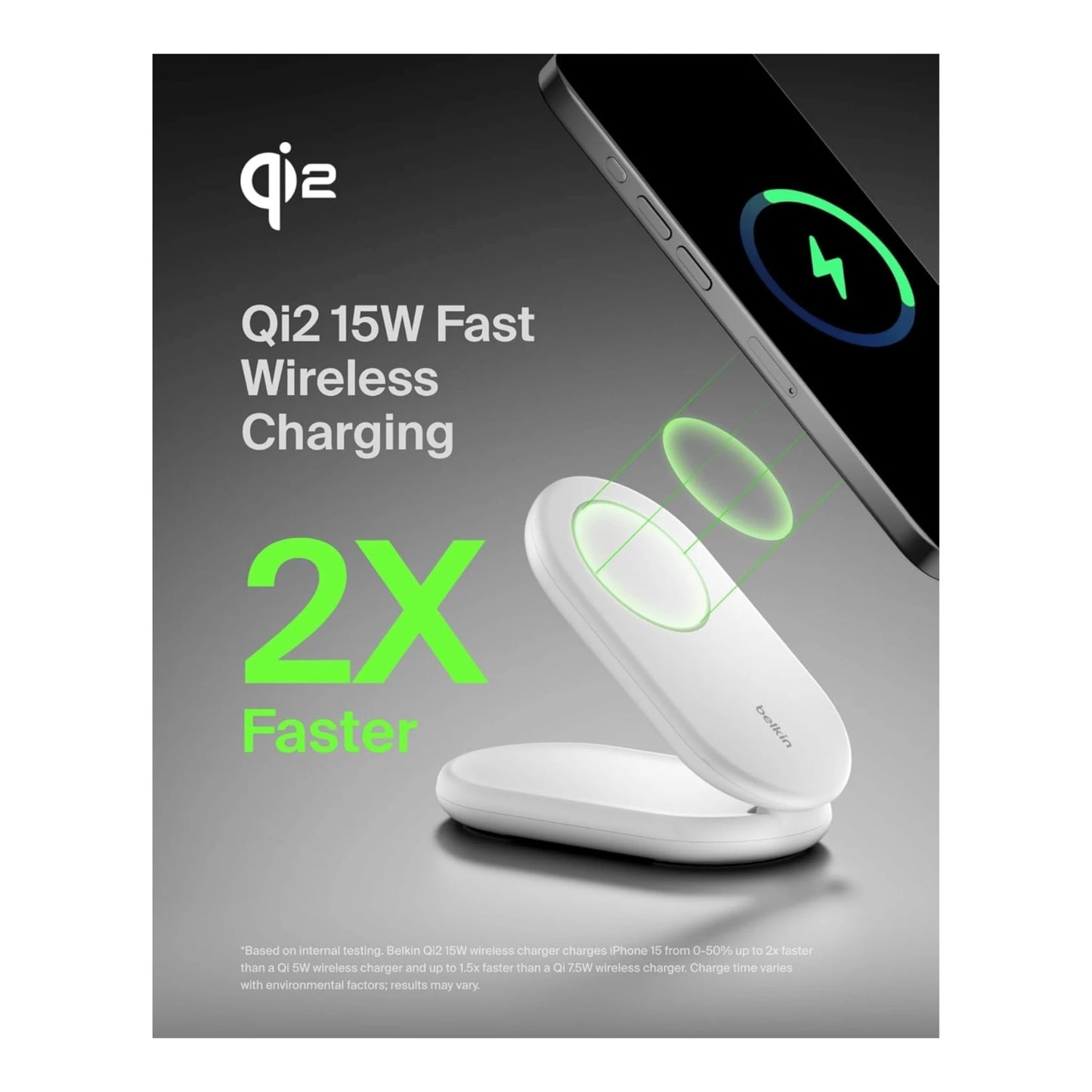 قاعدة شحن بيلكن لاسلكية قابلة للطي