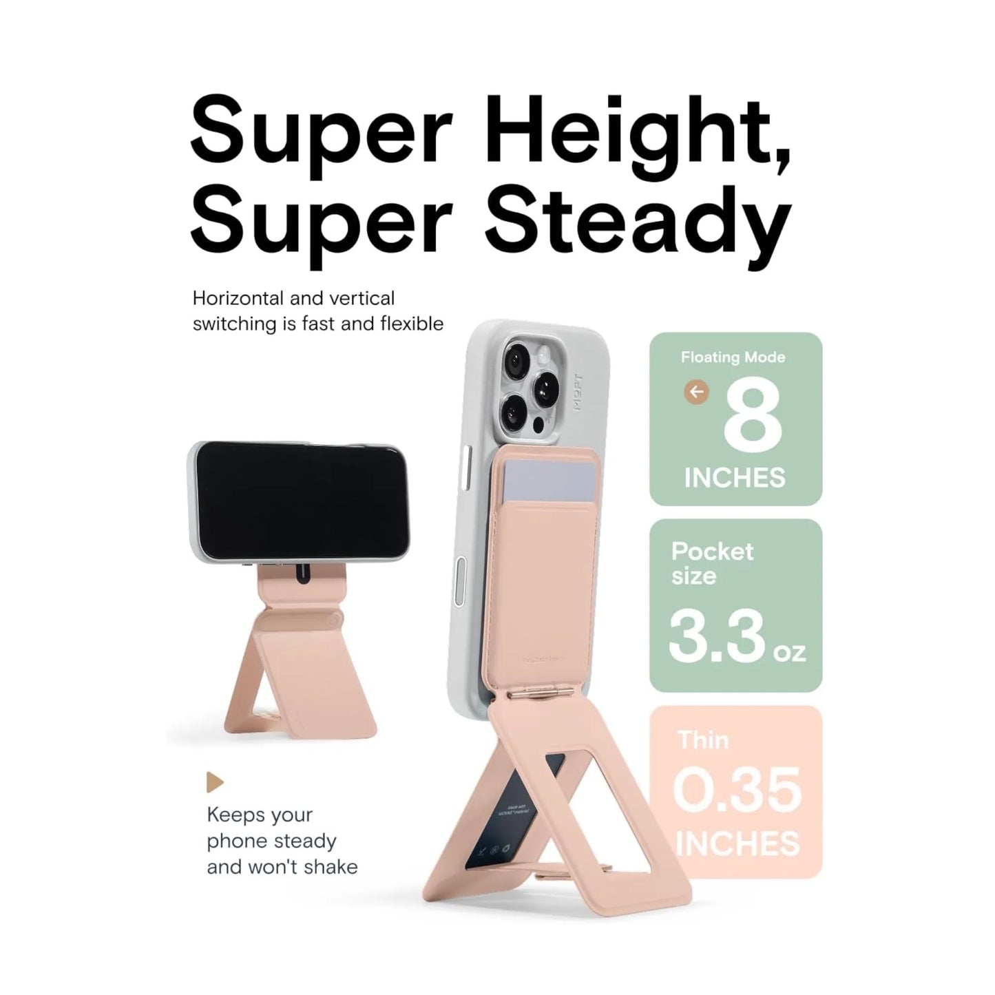 ‫احصل علي ‫ستاند ثلاثي القوائم من شركة موفت لدي اكس ستور في قطر. يدعم ماج سيف، مصنوع من جلد نباتي عالي الجودة. 