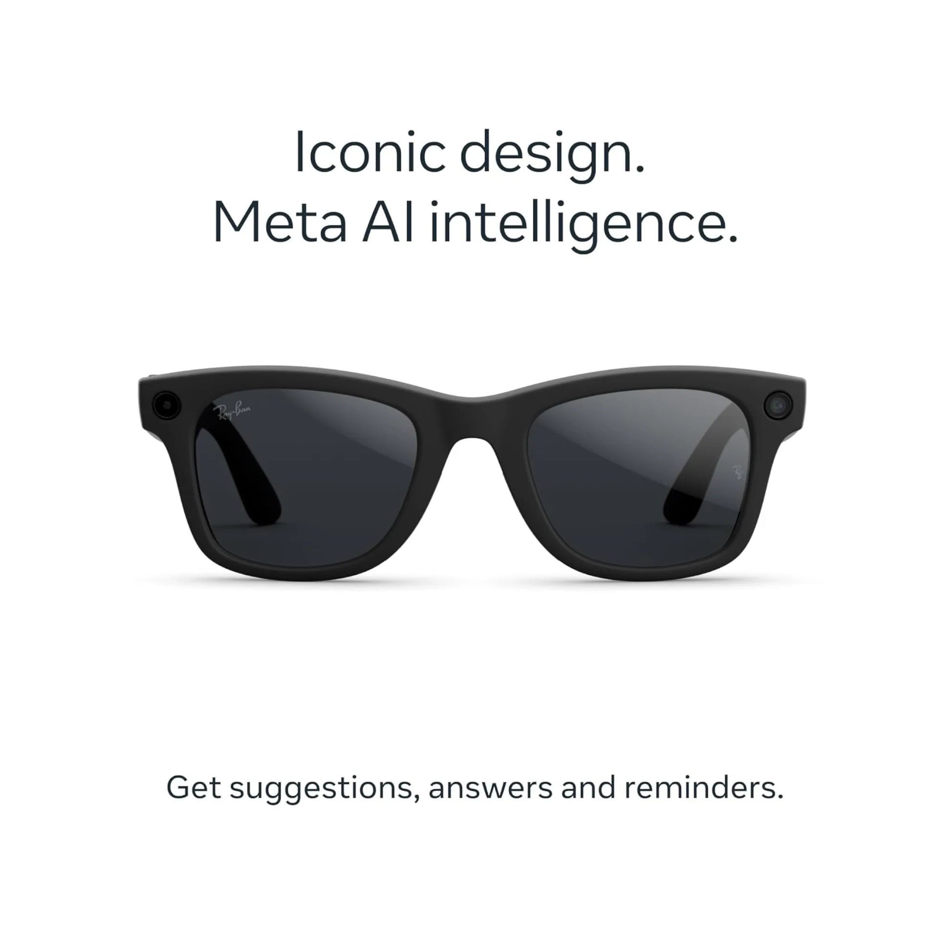 Ray-Ban Meta Wayfarer Gen 2 Matte Black / Transitions Grey - Standard
