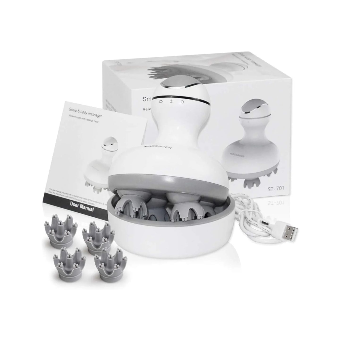 ‫ احصل على جهاز تدليك فروة الرأس الكهربائي من اكس ستور فى قطر. لاسلكي وقابل للشحن، مقاوم للماء، يساعد على الاسترخاء وتحفيز الدورة الدموية. 