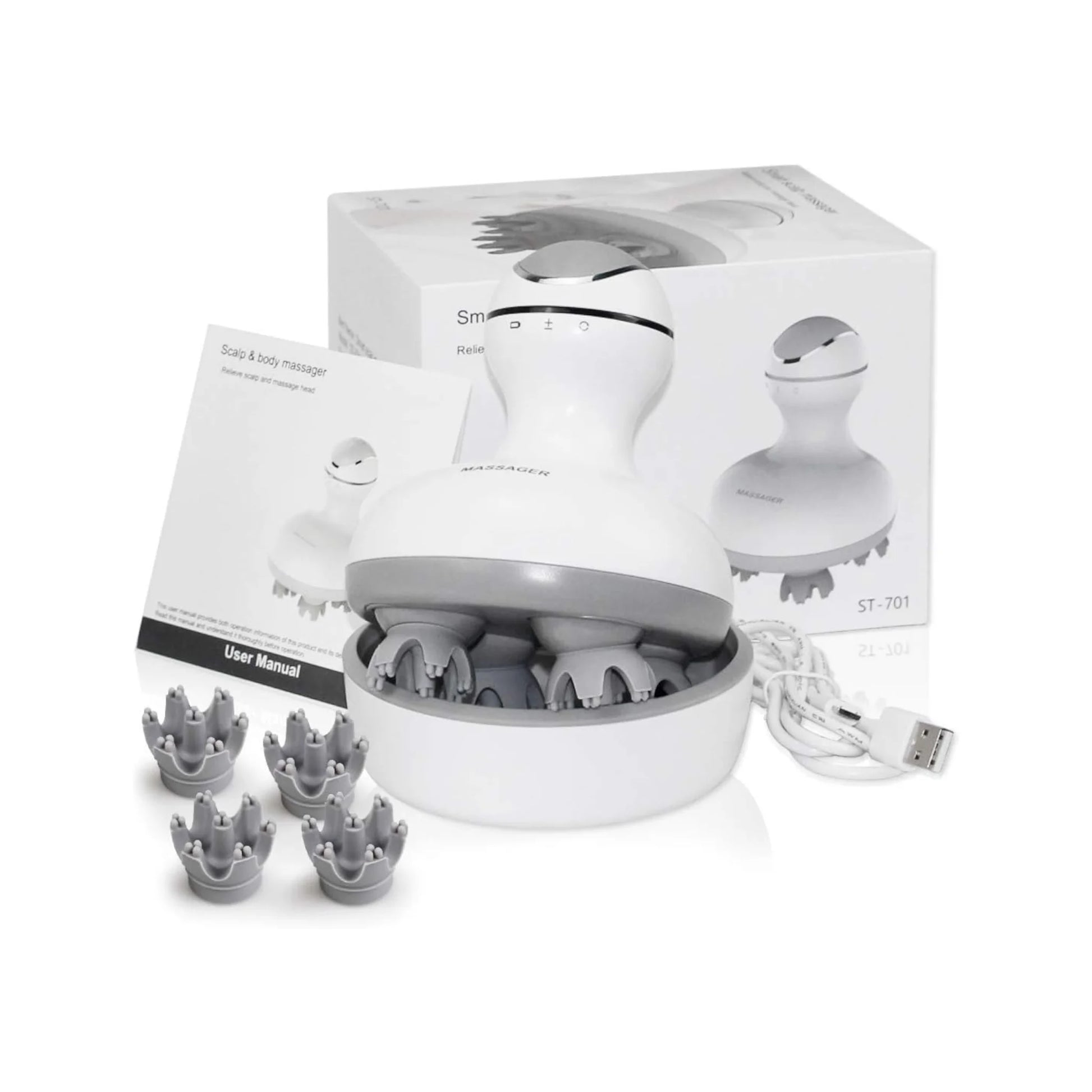 ‫ احصل على جهاز تدليك فروة الرأس الكهربائي من اكس ستور فى قطر. لاسلكي وقابل للشحن، مقاوم للماء، يساعد على الاسترخاء وتحفيز الدورة الدموية. 