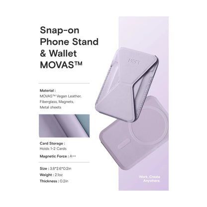 Get MOFT Magnetic Wallet Stand - MagSafe in Peony, comfort on any surface. Available Now From xStore in Qatar.