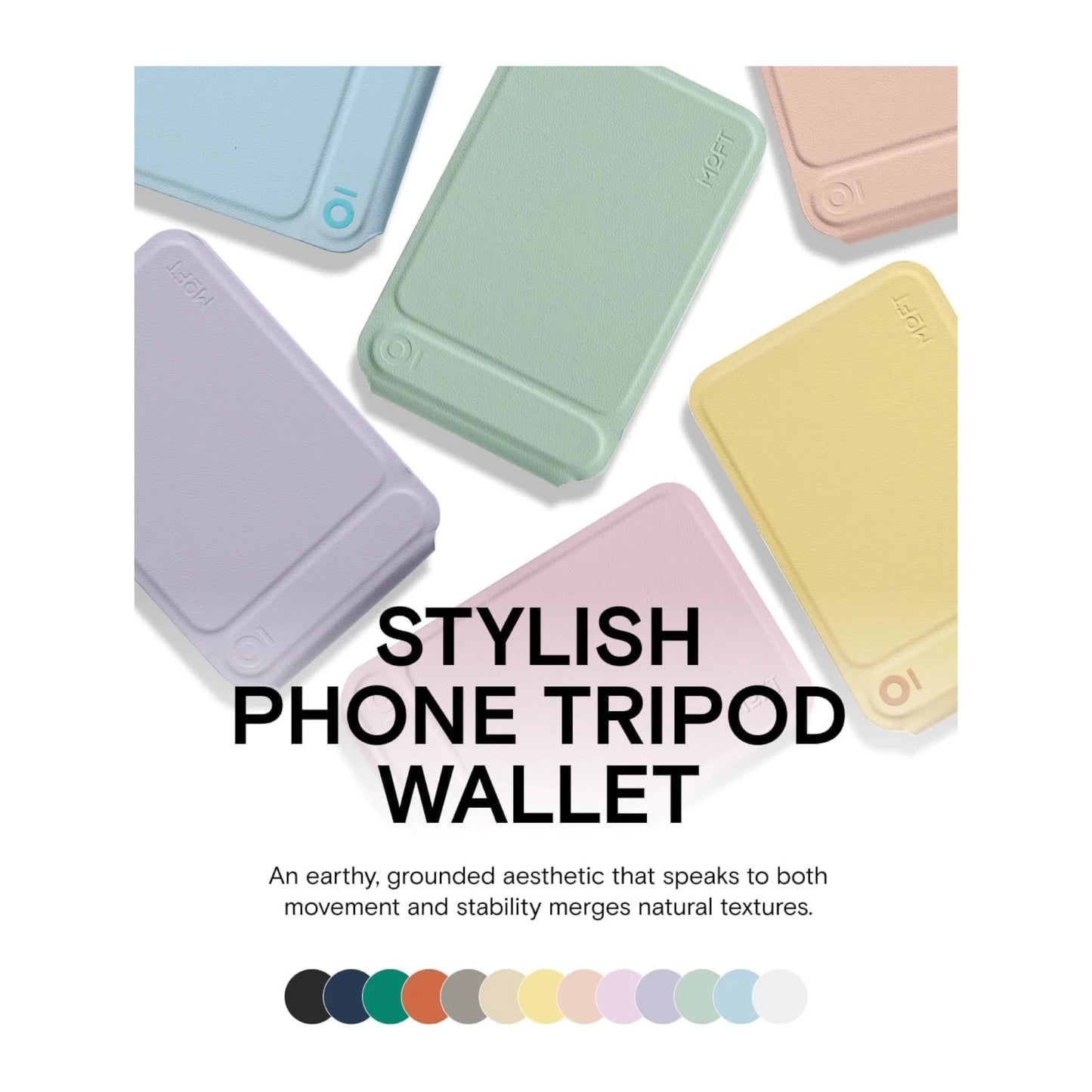 Get MOFT Phone Tripod Stand - Magsafe at xStore in Qatar, comfort on any surface, Precise angle adjustment for multi-scenario.