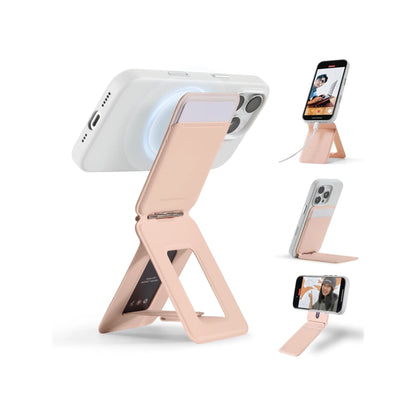 Get MOFT Phone Tripod Stand - Magsafe at xStore in Qatar, comfort on any surface, Precise angle adjustment for multi-scenario.