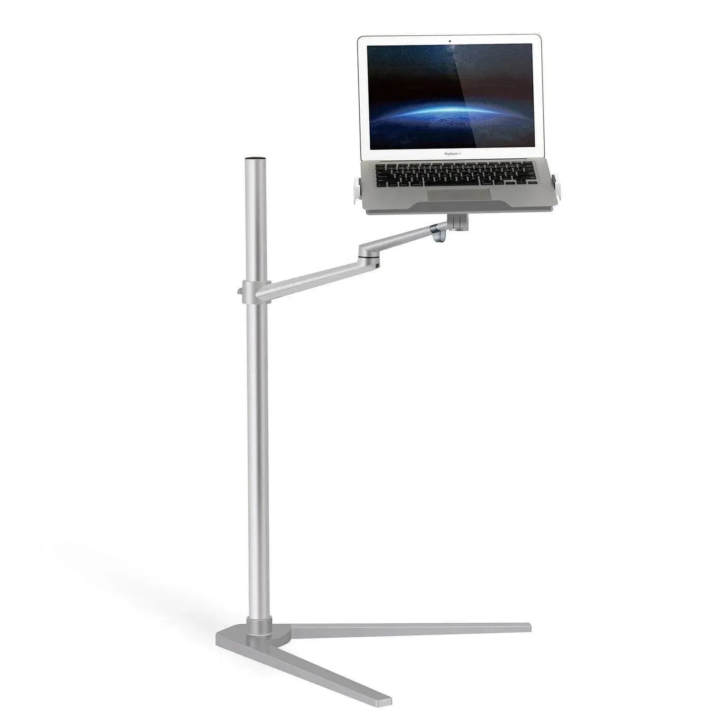 Multiple Laptop Tablet Floor Stand - Adjustable, sturdy stand for laptops and tablets, ideal for flexible use, available at xStore in Qatar.